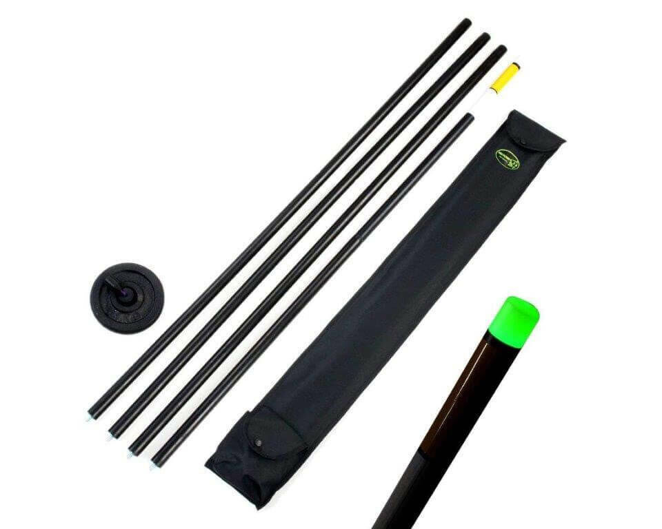 stab-bojen-set-holdcarp-gruen 6 teiliges teleskopierbares Markerset mit grüner LED inkl. 1 Kg Gewcht von Holdcarp.