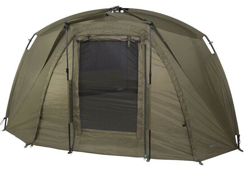trakker-t100-inlay Robustes Angelzelt für Karpfenangler, das beim Angeln Schutz und Komfort bietet.