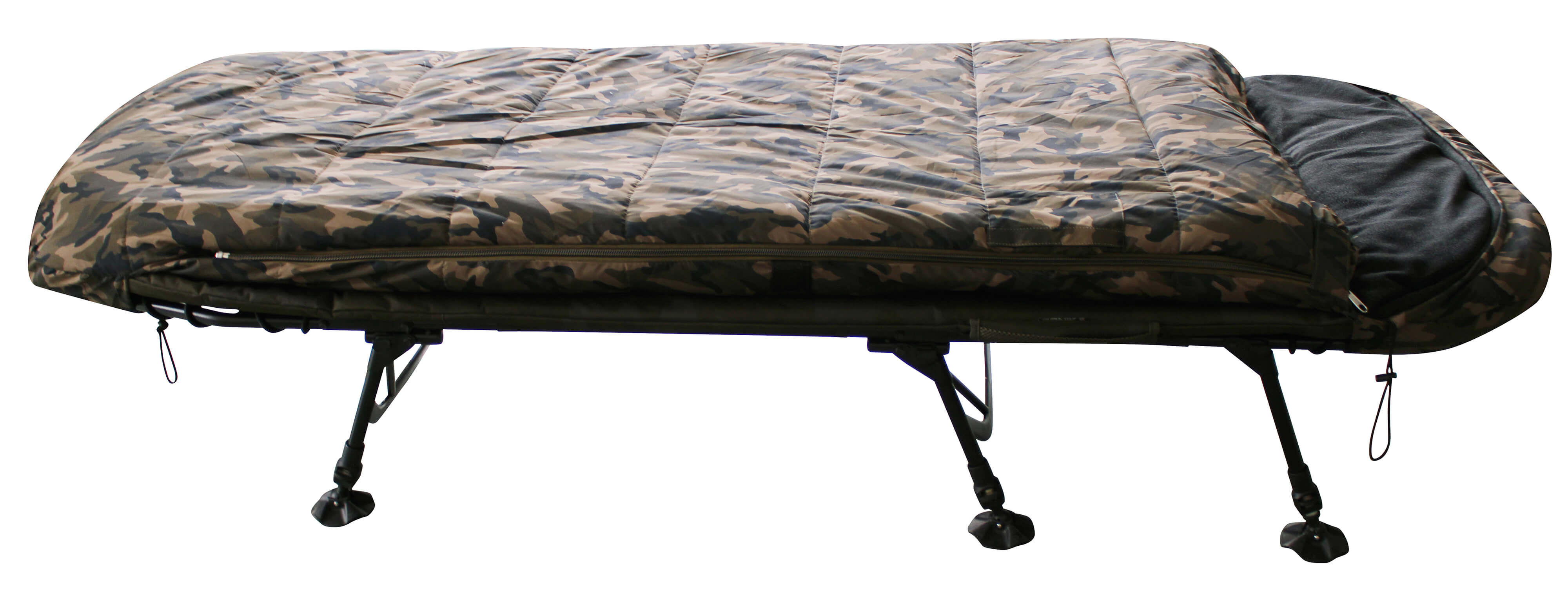 jrc-schlafsack Pohodlné camo rybářské lůžko pro kapraře, ideální pro dlouhé noci u vody.