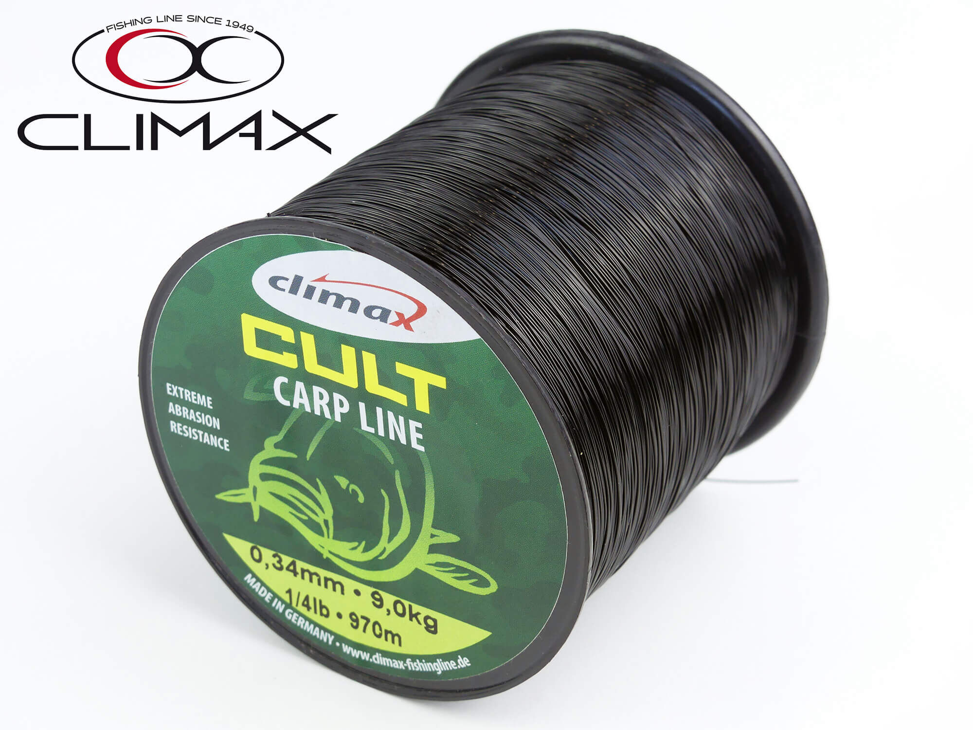 Climax CULT Extreme - Monofile Angelschnur mattolive 1000m 0,30mm