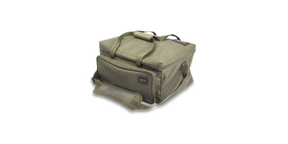 T3559-nash-cool-bag-2 Bolsa duradera para aparejos de pesca para pescadores de carpas, perfecta para organizar equipos y accesorios.