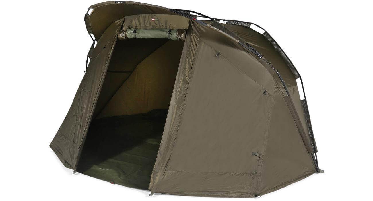 Angelzeltserie JRC Defender Geräumiges Angelzelt für Karpfenangler, das Schutz und Komfort bietet.
