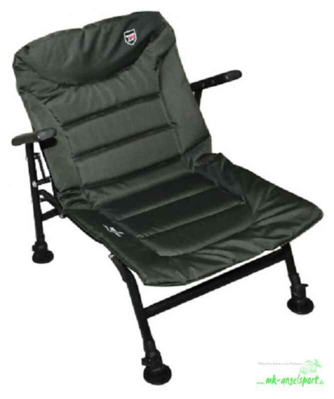 HOT-SPOT-Small-Arm-Chair-png Cómoda silla de pesca diseñada para pescadores de carpas, perfecta para largas horas junto al agua.