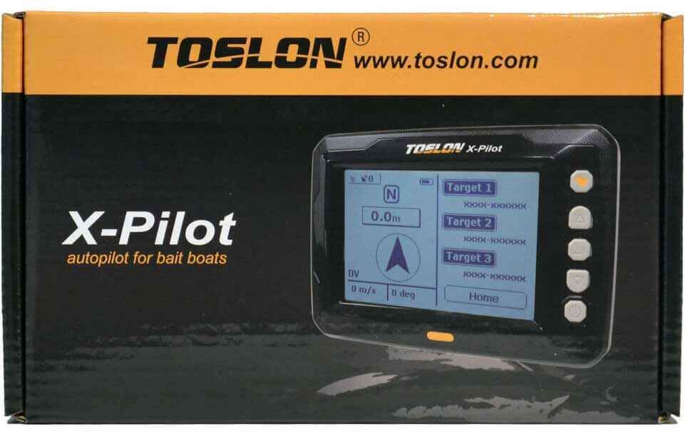 gps_baitboat Autopilot TOSLON X-Pilot pro lodě s návnadou, nezbytný pro precizní lov kaprů.