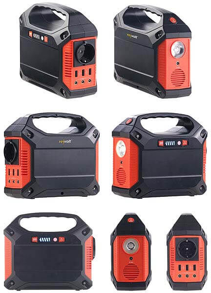 powerbank-1 Solide Powerbank mit bequemen und ergonomische Komfortgriff.