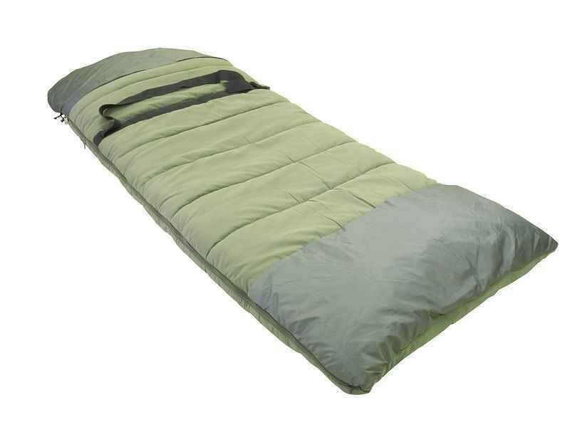 THE-SNOOZE-3-Season-XL-NANO-Schlafsack-Peachskin_b2-png5490298440197 Comodo letto da pesca per i carpisti, garantisce un buon riposo notturno in riva all'acqua.