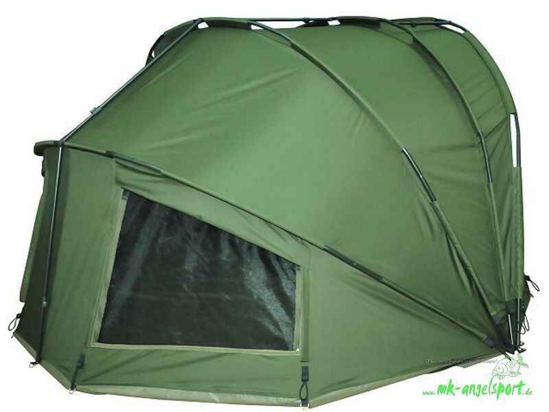 PRO-ZONE-SX-1-Man-Bivvy-_b3-png Robustes grünes Angelzelt für Karpfenangler, das Schutz und Komfort bei Angelausflügen bietet.