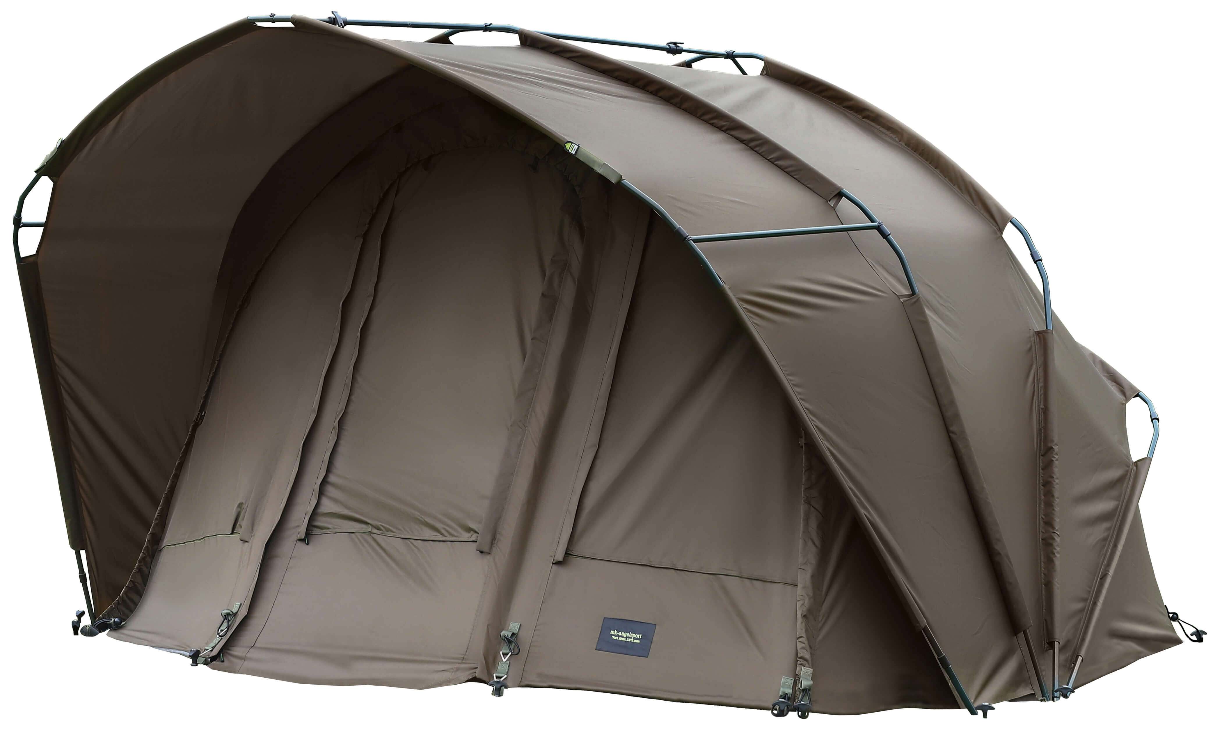 carp-dome-2man Durevole riparo da pesca per i carpisti, che fornisce riparo e comfort durante le lunghe sessioni.
