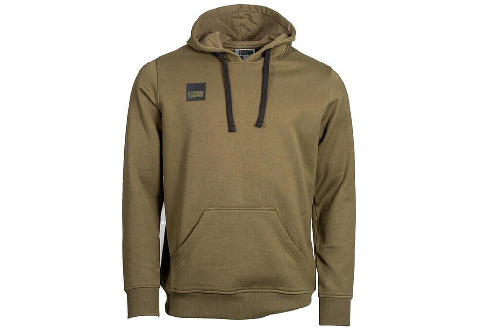 Nash Tackle Hoody Green Kapuzenpullover Größe L Bequemer Angel-Hoodie, perfekt für lange Tage am Wasser und hält Angler warm.