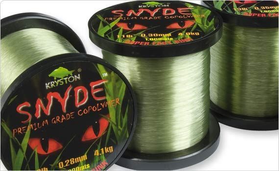 Kryston Snyde Monofile Angelschnur Hochwertige Copolymer-Angelschnur für Karpfenangler, ideal für starke und unauffällige Setups.