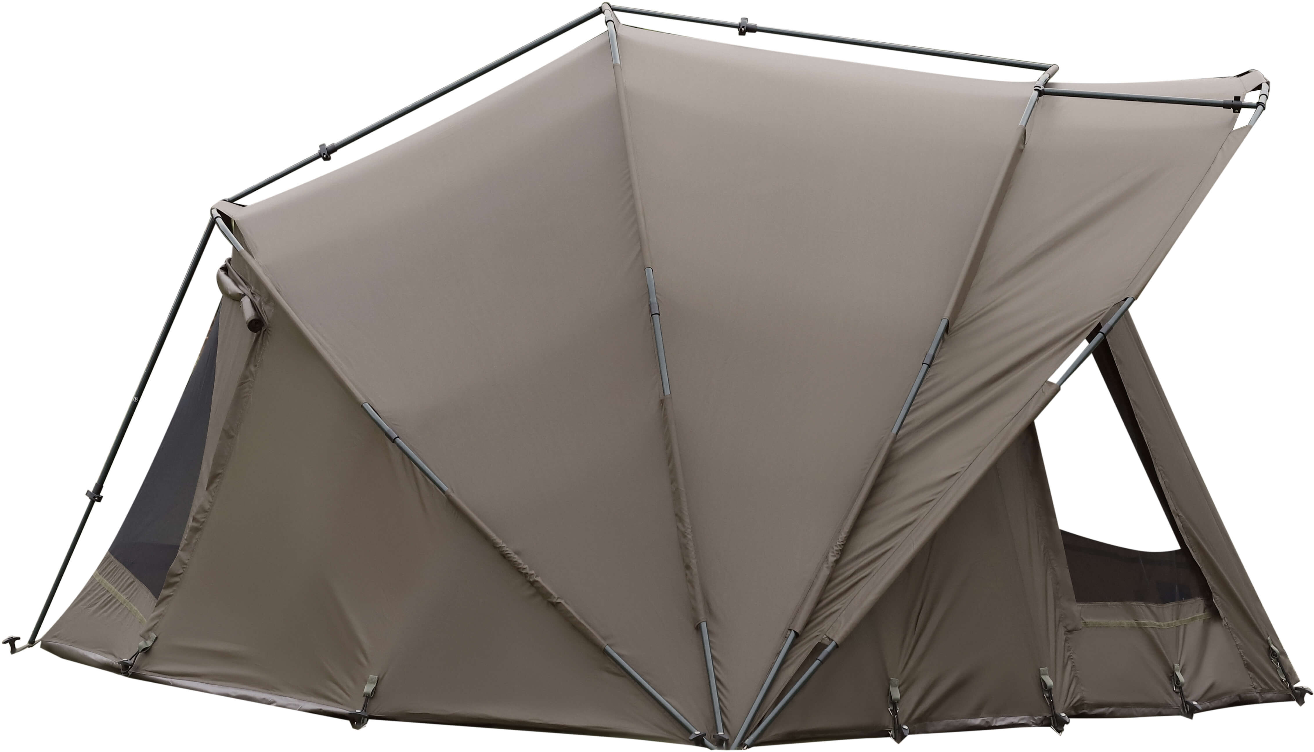Carpa de pesca duradera diseñada para pescadores de carpas, que brinda refugio y comodidad durante los viajes.