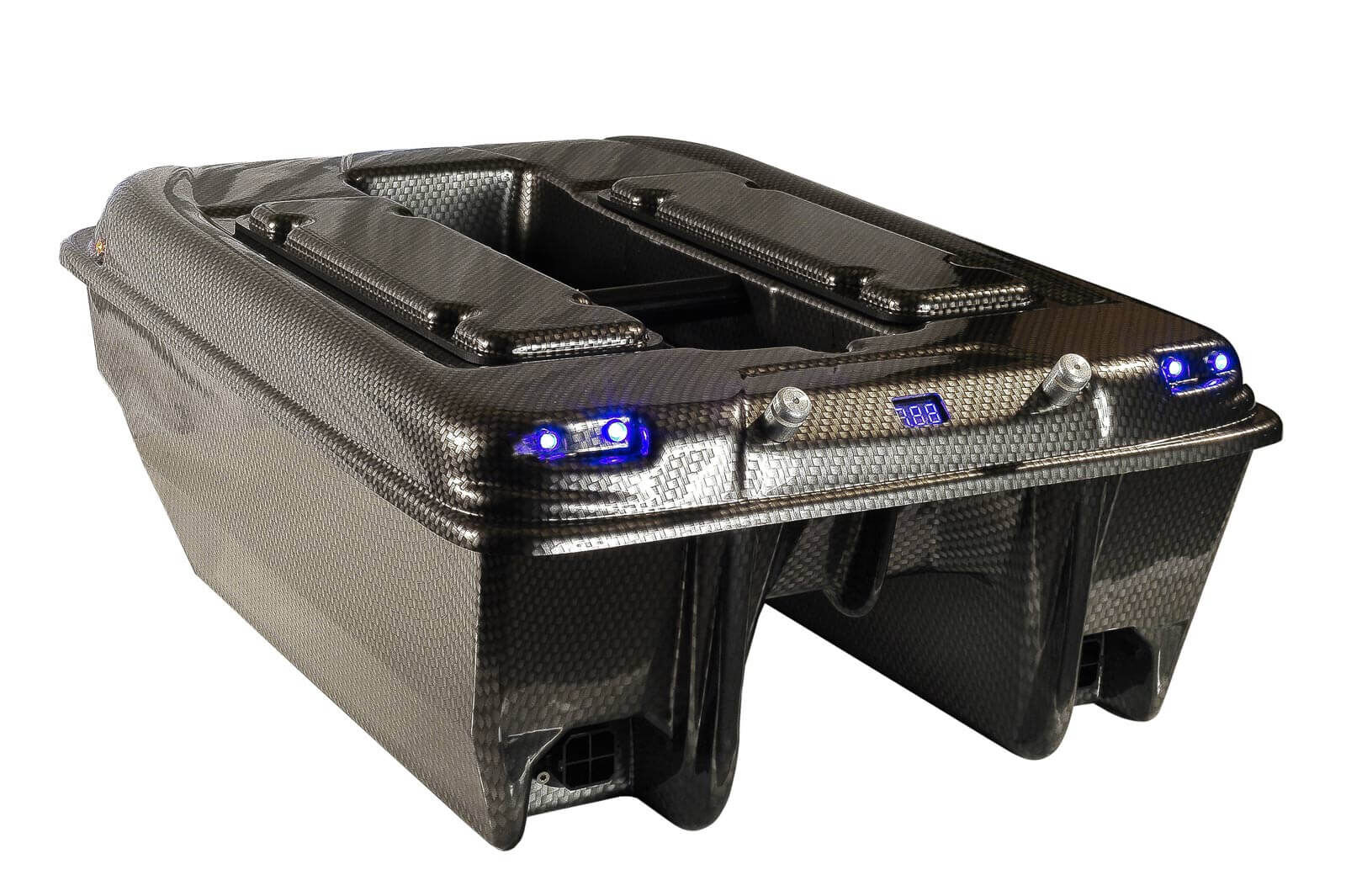xjet-bait-boat-hull Hochwertiges Fischerboot mit LED-Beleuchtung, ideal für Karpfenangler, die Langlebigkeit suchen.