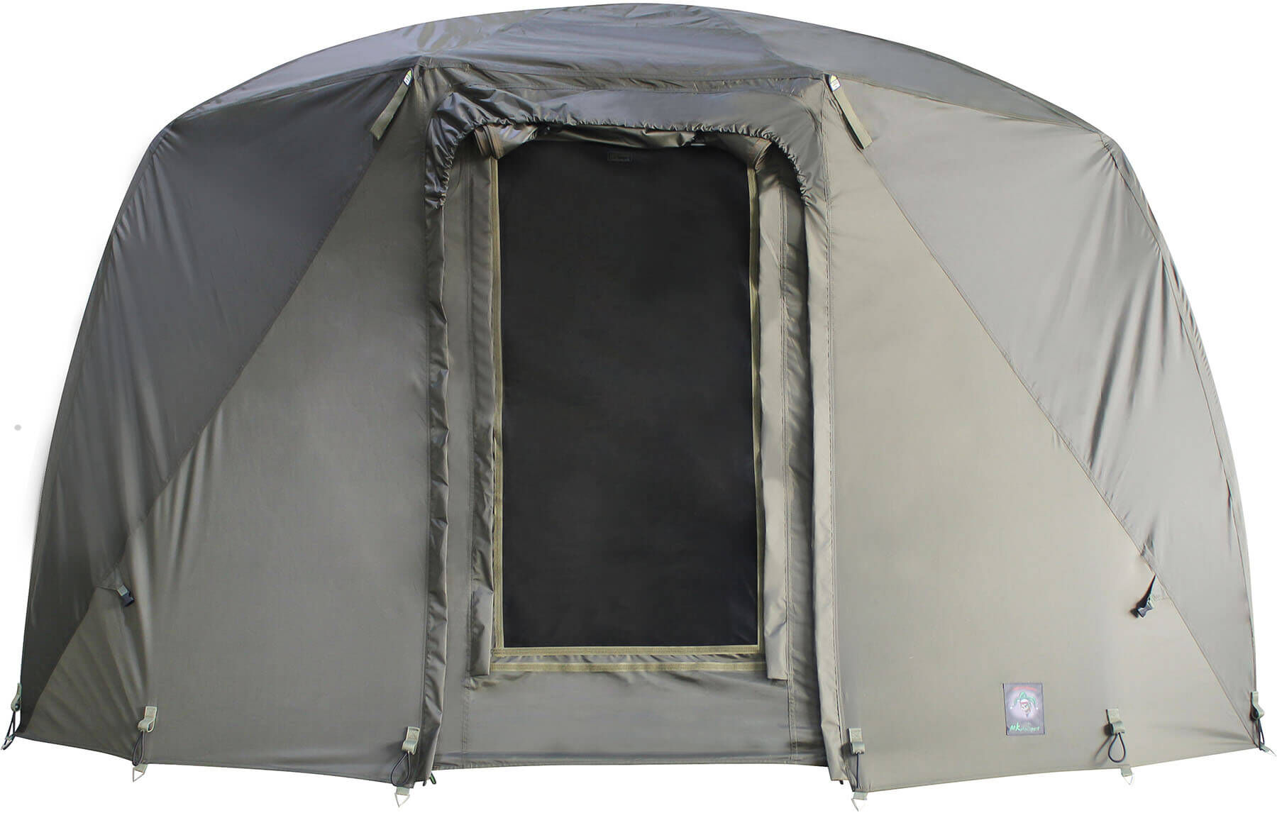 joker_2man_bivvy_mk2177_3 Amplia tienda de pesca diseñada para pescadores de carpas, que ofrece comodidad y protección.