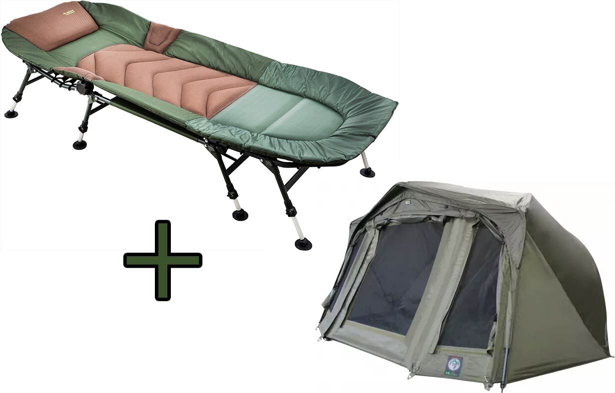 Karpfenset: Joker Brolly + Karpfenliege 5 Seasons Karpfenset: Joker Brolly + Karpfenliege 5 Seasons