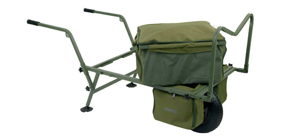 trakker-barrow-215306-3 Carretilla de pesca duradera para transportar aparejos y equipos a su lugar favorito de pesca de carpas.