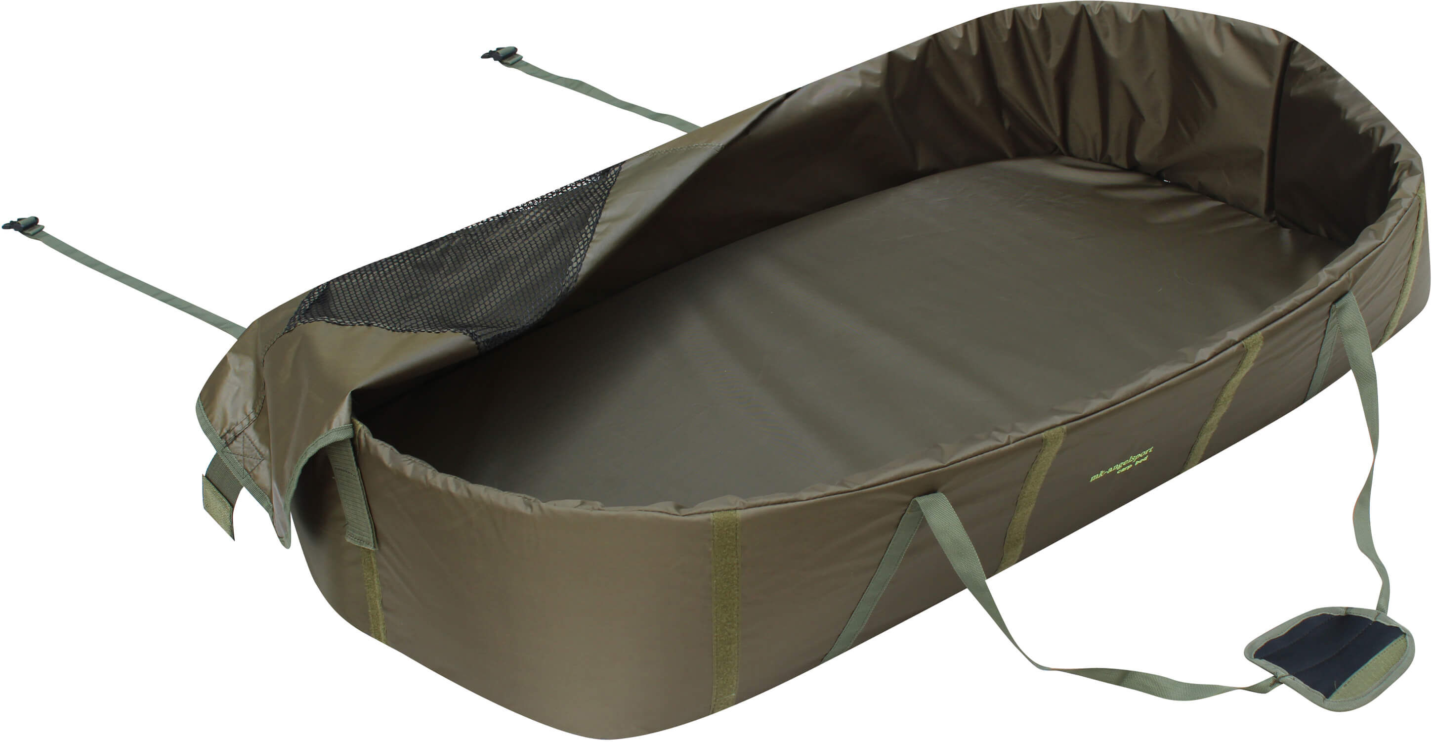 gepolstert-abhakmatte Alles im Ganzen braucht diese Carp Cradle den Vergleich mit ähnlichen Abhakmatten von Fox oder JRC nicht scheuen.