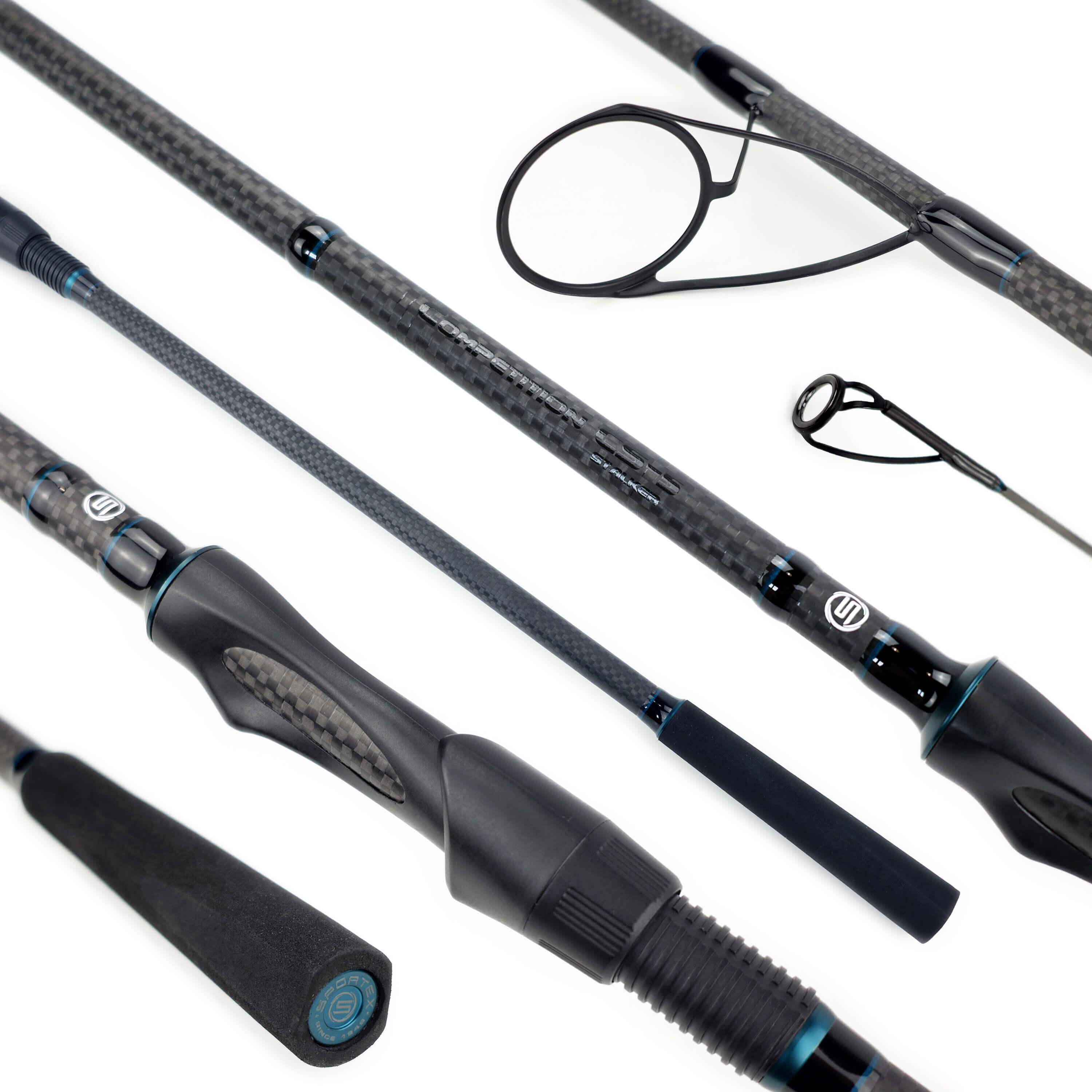 Cañas de pescar de carbono de alta calidad diseñadas para pescadores de carpas, perfectas para cualquier salida de pesca.