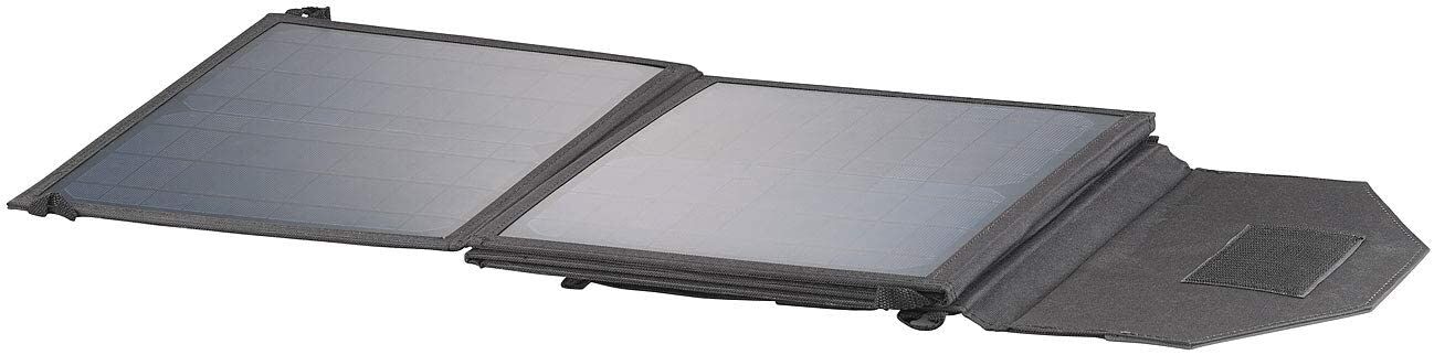 revolt-solarpanel-4 Einklappbares Solar-Panel von ReVolt zum Laden einer Powerbank.