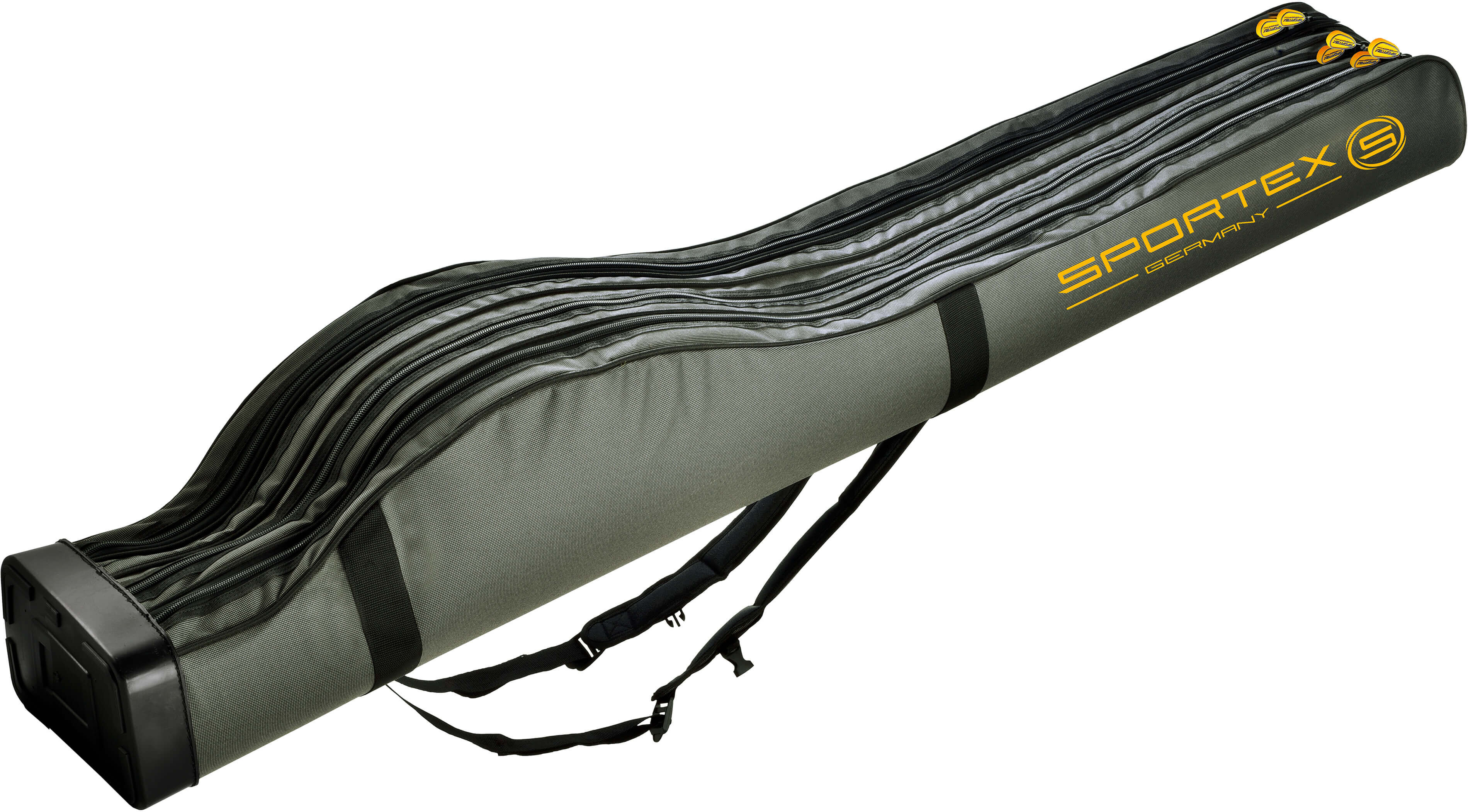 Sportex 3 fourreaux de pêche Supersafe 10ft Sac pour cannes à pêche Sac à cannes résistant pour la pêche à la carpe, parfait pour organiser et protéger votre matériel.