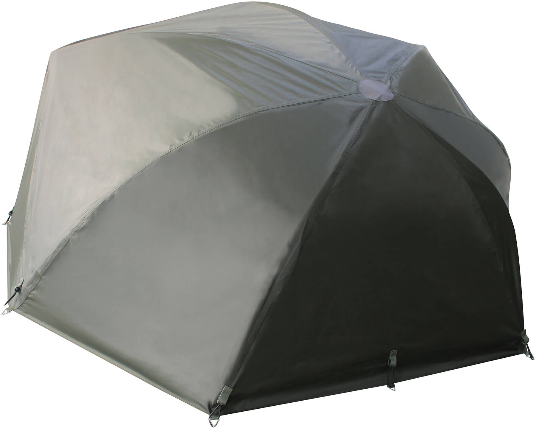 skin-brolly-2 Odolný rybářský přístřešek poskytující ochranu rybářům při venkovních výpravách za kapry.