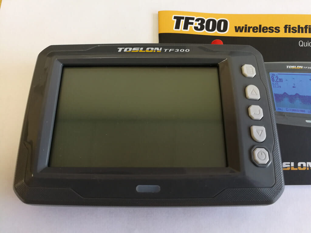 echolot-tf300-futterboot Toslon TF300 kabelloses Fischfinder-Display für Karpfenangelbegeisterte.
