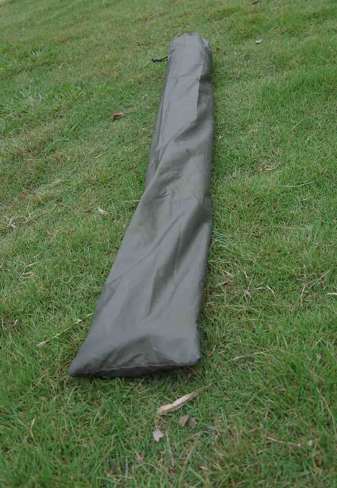 angelschirm-mueckenschutz Manchon de canne vert durable pour protéger les cannes à pêche pendant le transport et le stockage.