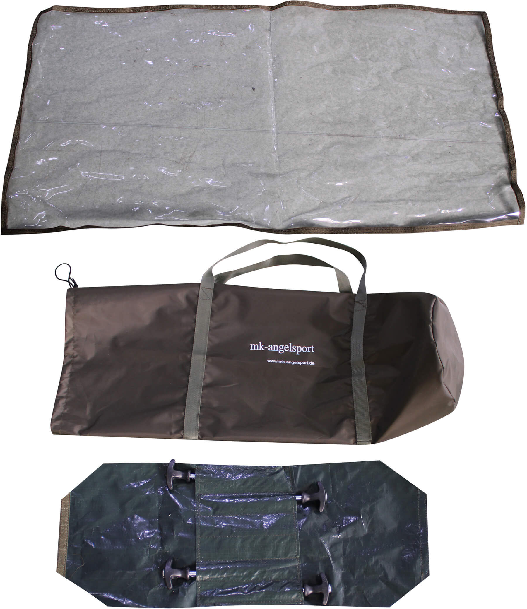 joker_2man_bivvy_mk2177_6 Alfombra de pesca duradera y bolsa de transporte para pescadores de carpas, esenciales para una manipulación segura de las capturas.