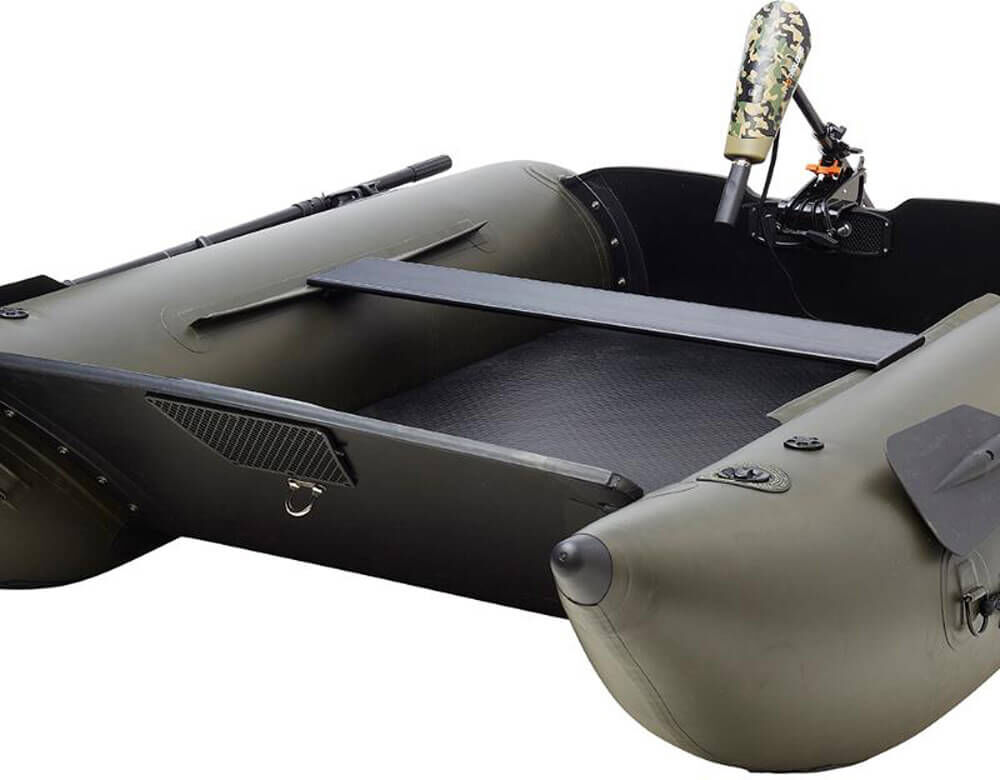 prologic-70719-8 Barco de pesca inflable duradero diseñado para pescadores de carpas, perfecto para cómodas salidas de pesca.