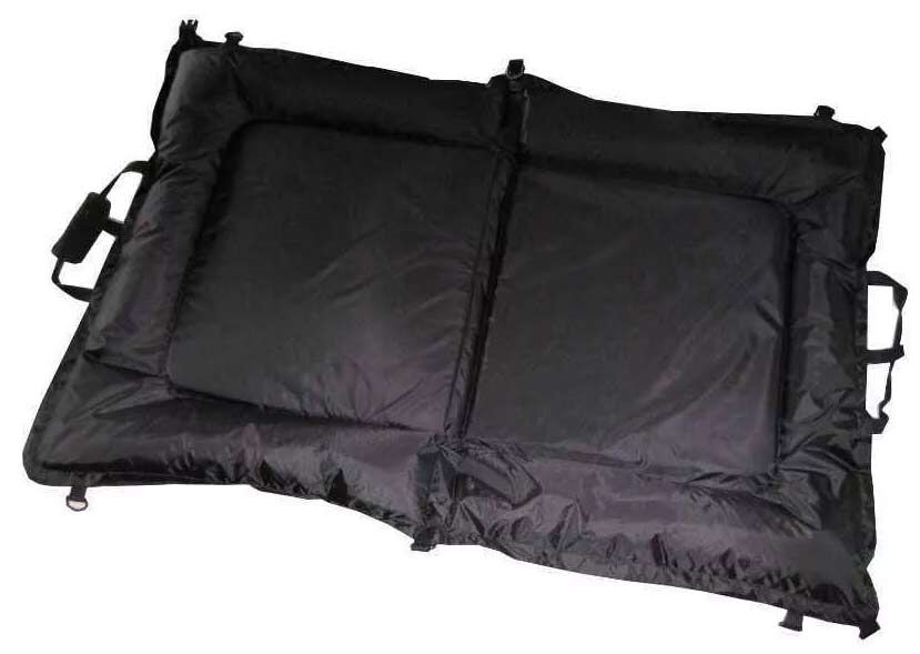 Abhakmatte CM Master Unhooking Mat Floating Bequeme schwarze Abhakmatte zum Karpfenangeln für sichere Handhabung und Pflege des Fisches.