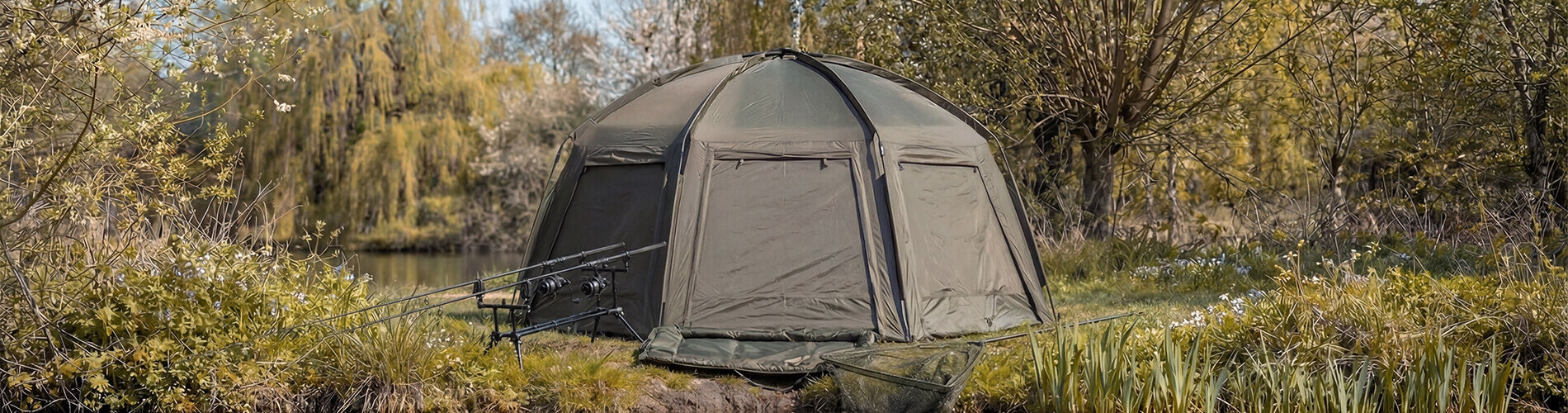 Zelt, Camping, Outdoor, Grün, Tischchen/Angeln Ausstattung