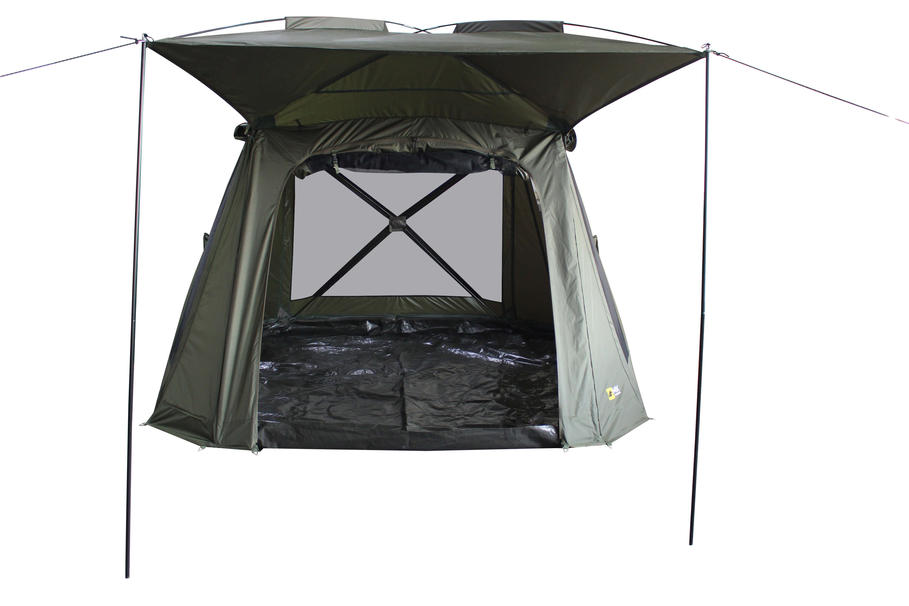 Ruime vistent voor comfortabele karpervistochten, perfect voor vissers.