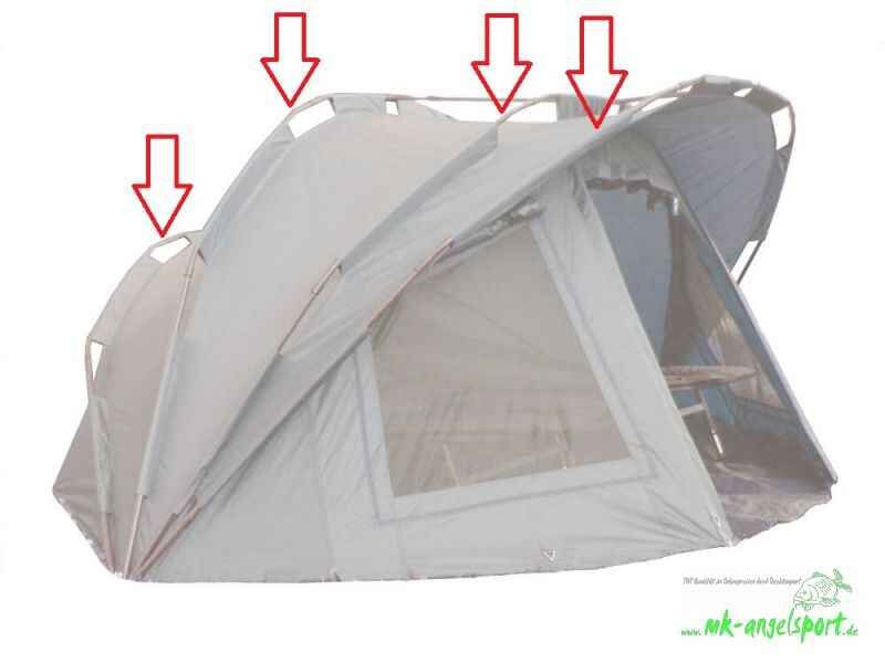 Alu-Frame-fuer-Fort-Knox-Zelt-png Bequemes Angelzelt mit einfachem Aufbau, perfekt für Karpfenangler unterwegs.