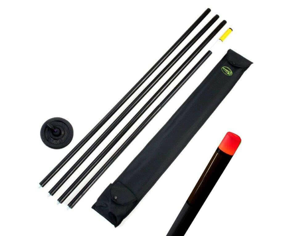 stab-bojen-set-holdcarp-rot 6 teiliges teleskopierbare Markerset mit roter LED inkl. 1 Kg Gewcht von Holdcarp.