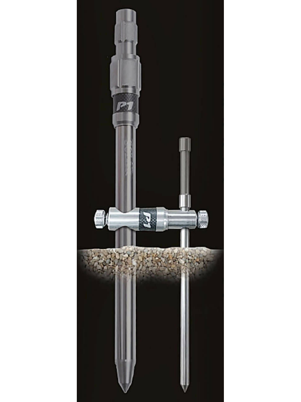 solar-P1S-3 Picchetti in acciaio inossidabile di alta qualità per un posizionamento sicuro della canna durante la pesca alla carpa.