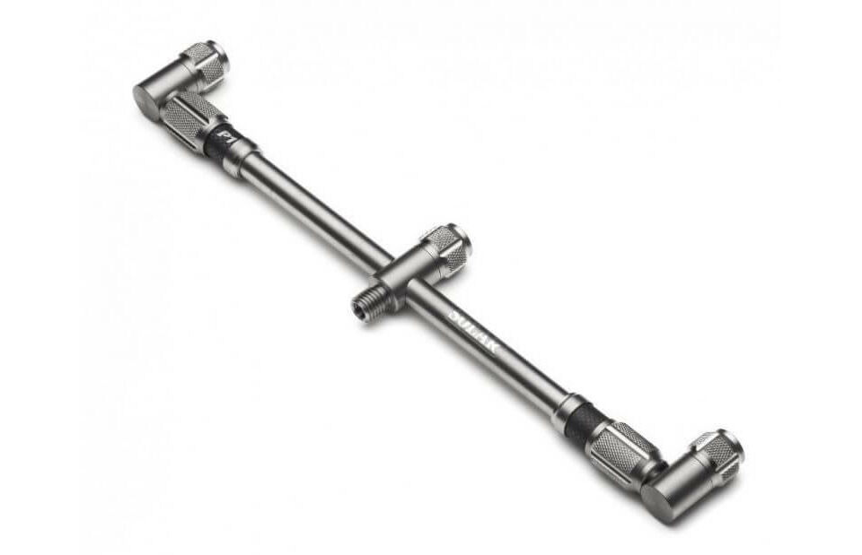 solar-P1BB3B-buzzerbar Edlestahl Buzzerbar von Solar Tackle für insgesamt 3 Rutenauflagen.