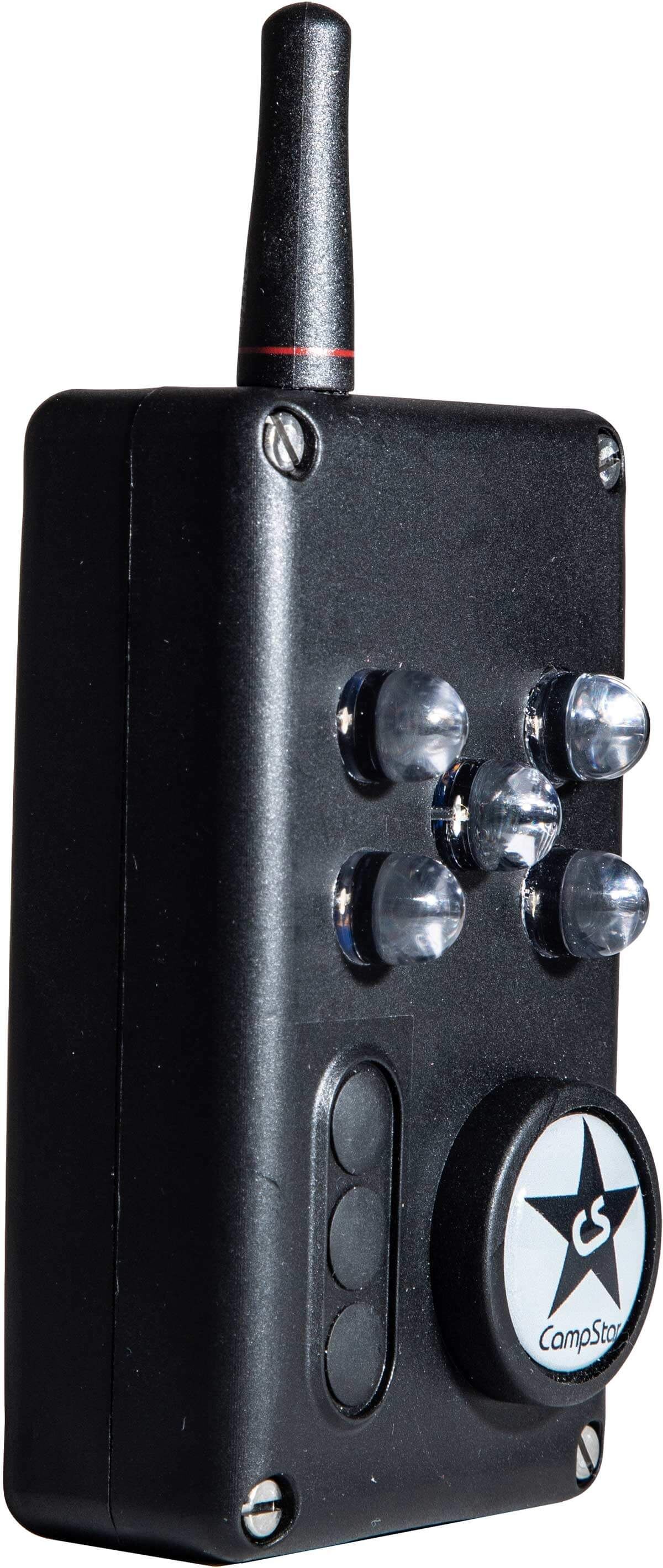 cs-campstar-side2 Das Bivvy Light von Carp Sounder besitzt 5 hell leuchtende LED`s.