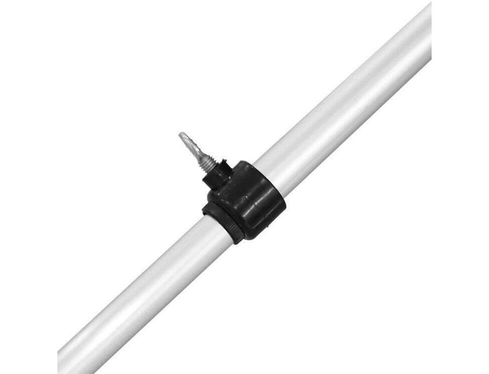 angelschirm-3meter-1 Connecteur de support de canne durable pour une installation sécurisée de la canne à pêche pendant la pêche à la carpe.