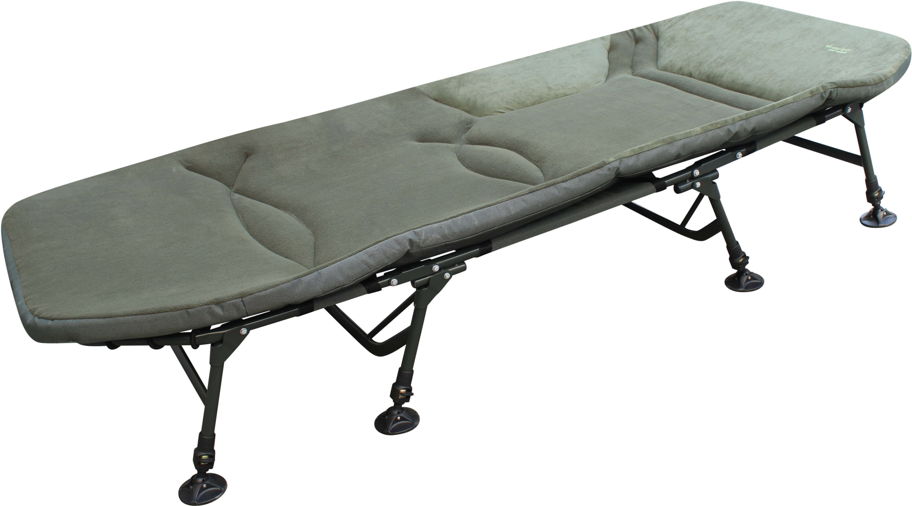 Die Giant liege besitzt eine ähnlich abnehmbare Matratze wie das Chub Vantage Bedchair. Die Matratzenliege kann wie beim der Fox Flatliner Camo Liege entfernt werden.