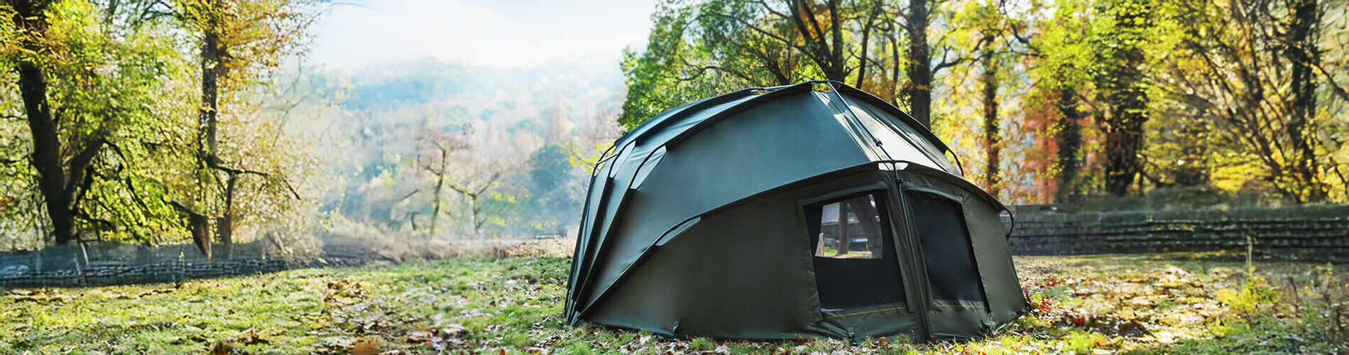 Angelzelt in der Natur.