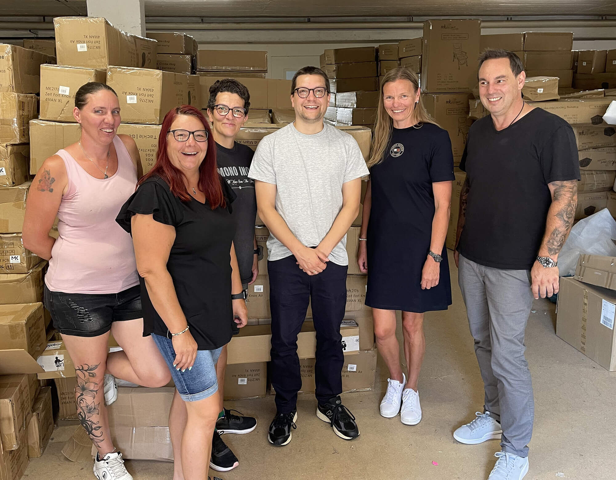 Das MK Angelsport Team.