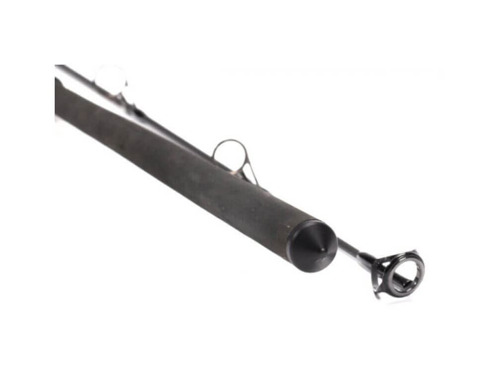 nash-dwarf-shrink-t1465 Der asynchrone Finish schützt den Blank der die Nash Dwarf 10 ft Rute.