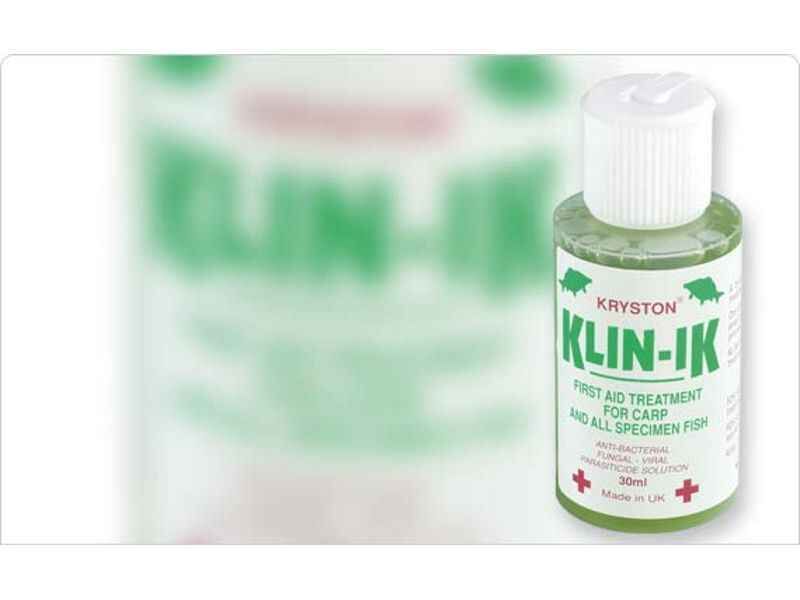 KRYSTON-Klin-ik-The-Original-Carp-Care-Antiseptic-png Tratamiento de primeros auxilios para carpas Kryston Klin-Ik, imprescindible para el cuidado de los peces durante la pesca con caña.