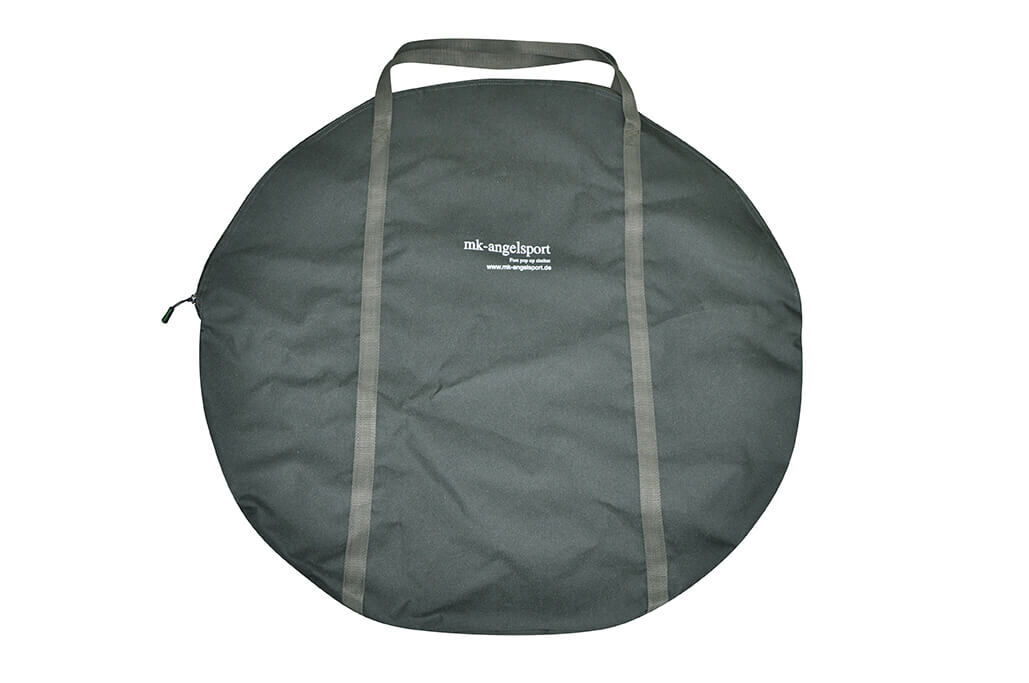 ruckzuck-anglerzelt Duurzame ronde draagtas voor visuitrusting, perfect voor karpervissers onderweg.