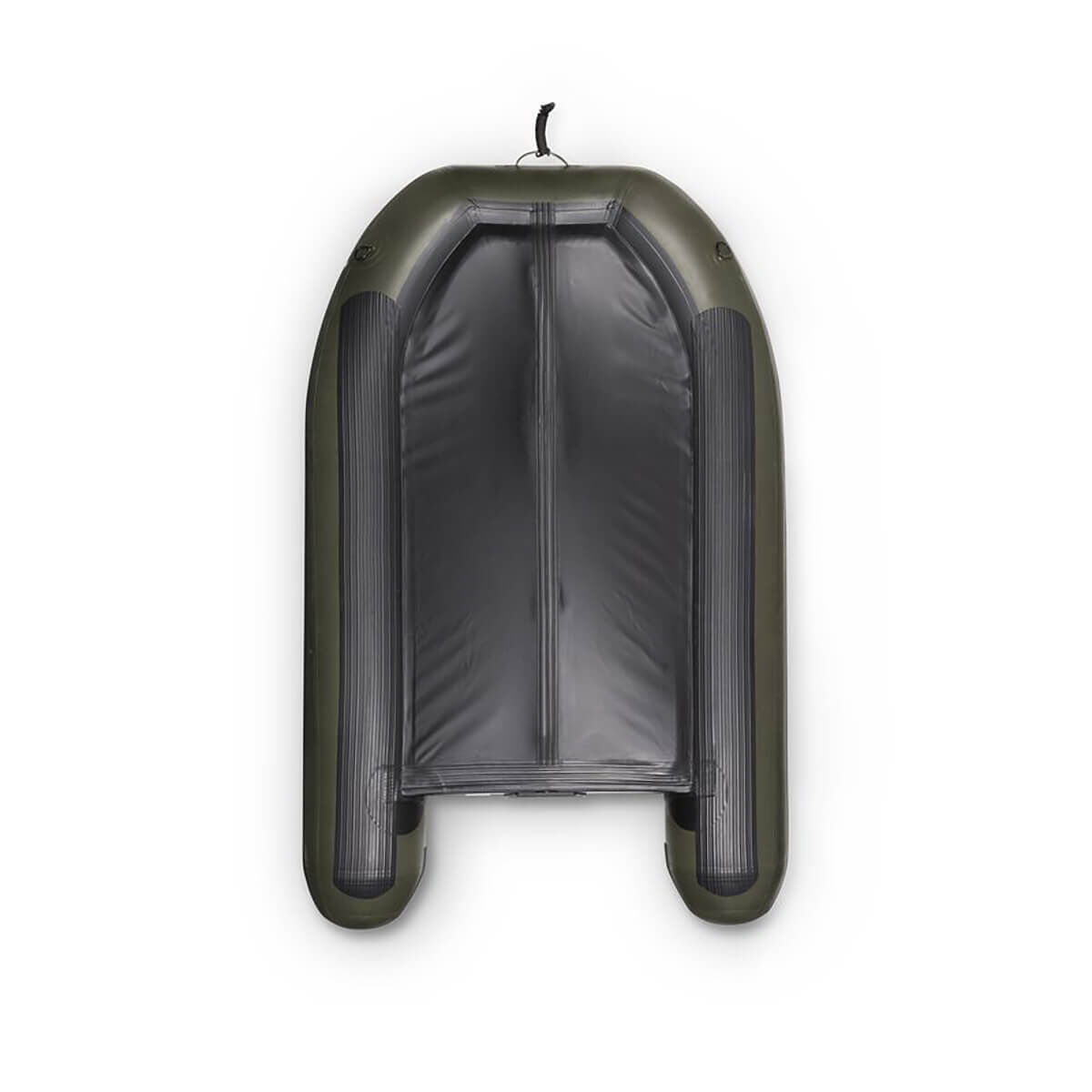 Robustes Schlauchboot, perfekt für Karpfenangler, die Abenteuer auf dem Wasser suchen.
