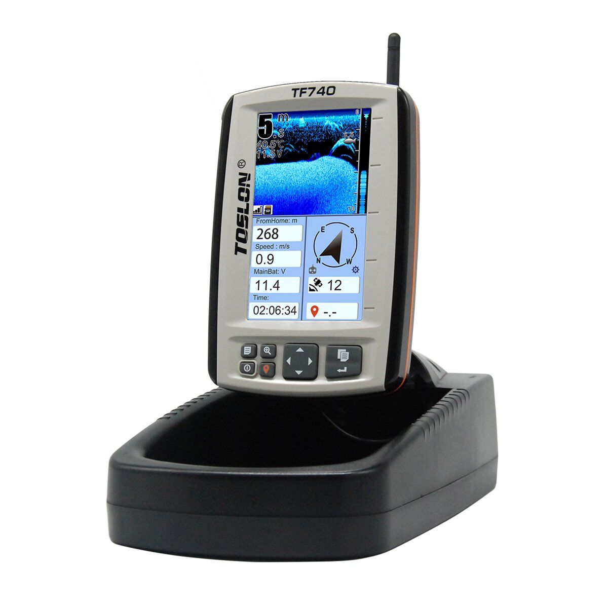 Toslon TF650 Color echo sounder with GPS