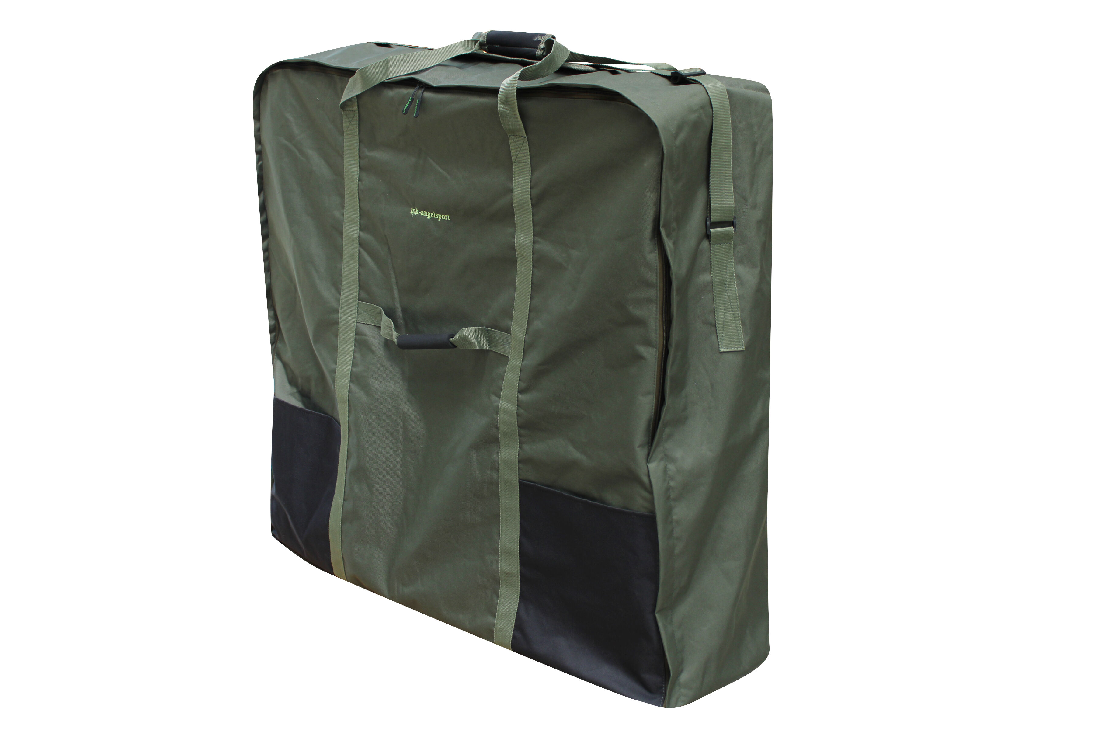 Die Transporttasche für Angelliegen ist sehr beliebt als Aufbewahrungstasche für Campingliegen.