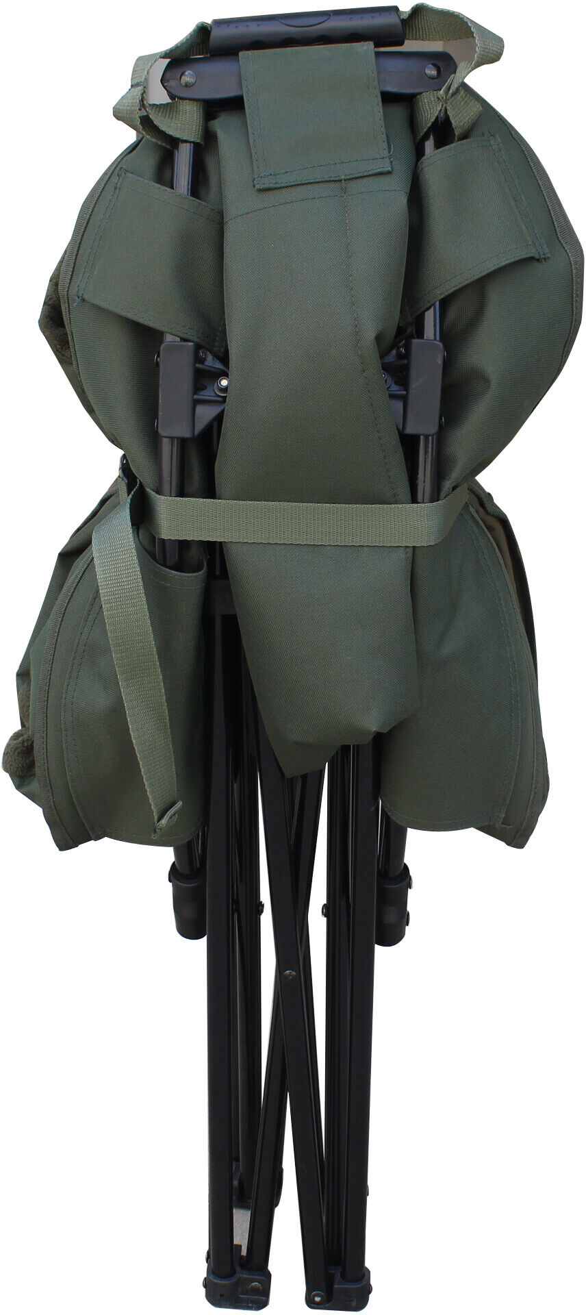 mk-carp-chair-passion-1 Silla de pesca compacta con bolsillos de almacenamiento, perfecta para pescadores de carpas en movimiento.