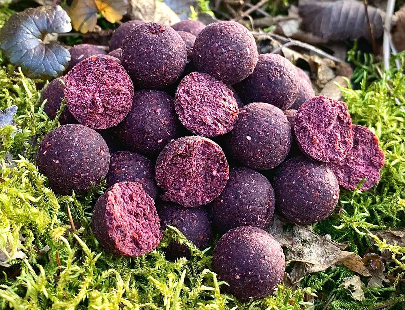 1kX4Qxpjy8abDi Exklusiver 20mm Monstercrab Leber Boilie zum Karpfenangeln.