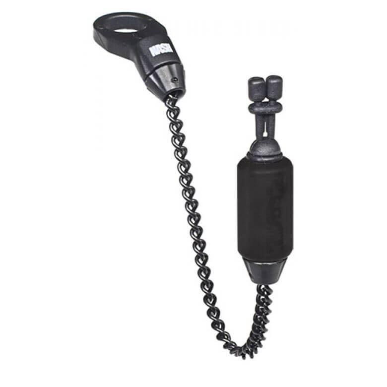 nash-bobbin-black-t5311 Unverzichtbares Karpfenangelgerät mit robustem Bleiclip und Sicherheitskette für sichere Montage.