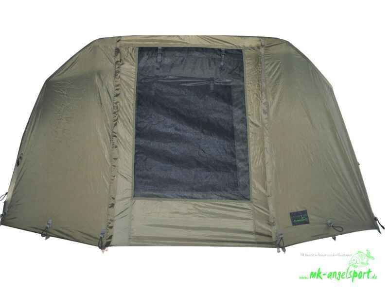 MK-Angelsport-Winterskin-fuer-Fort-Knox-Dome-2-Mann_b2-png Das Bivvy Winterskin dient als zweite Außenhaut und beugt der Bildung von Kondenswasser vor.